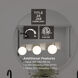 Metropolitan 3 Light 30 inch Satin Brass Vanity Light Wall Light