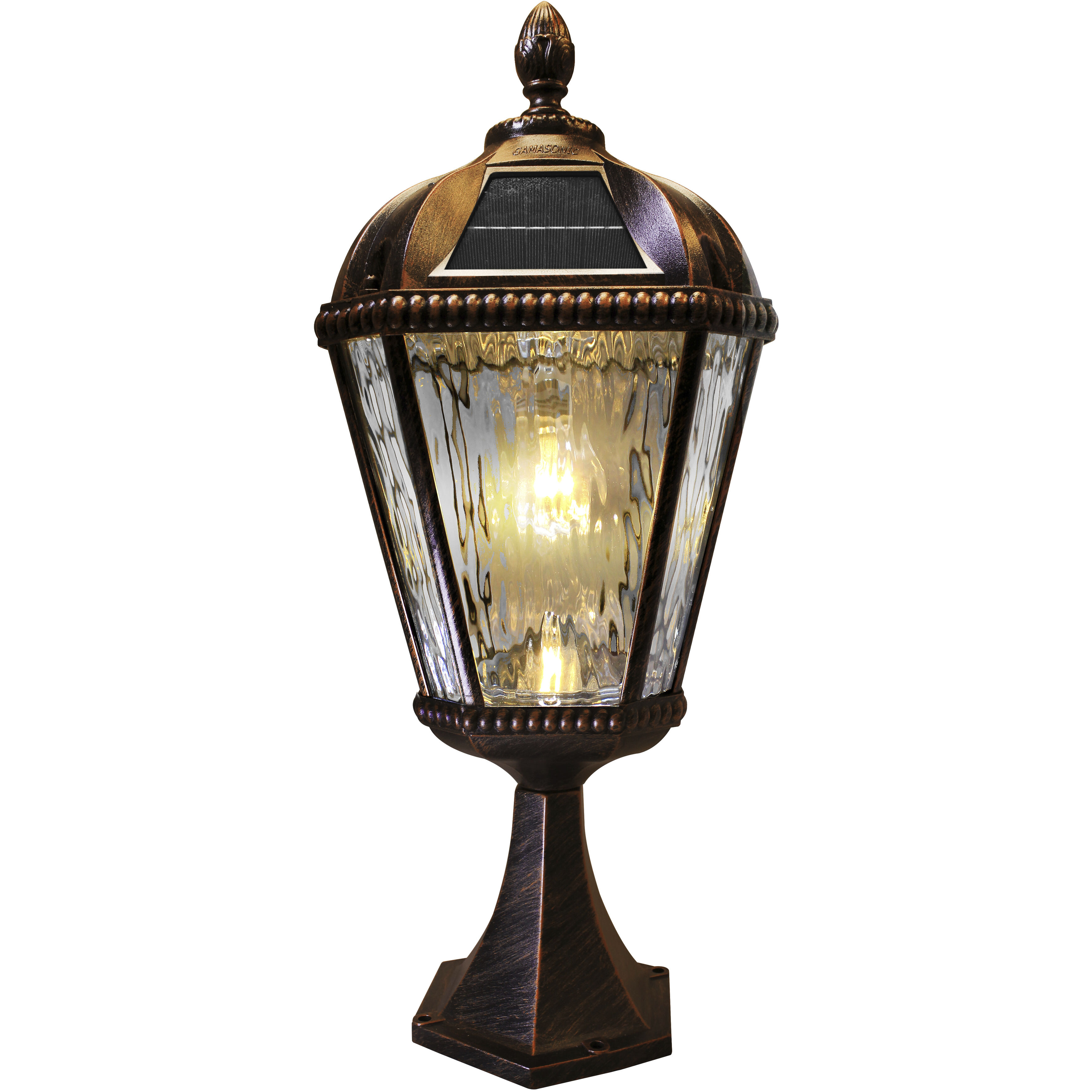 Royal LED 23 inch Brushed Bronze Pier Base, Solar