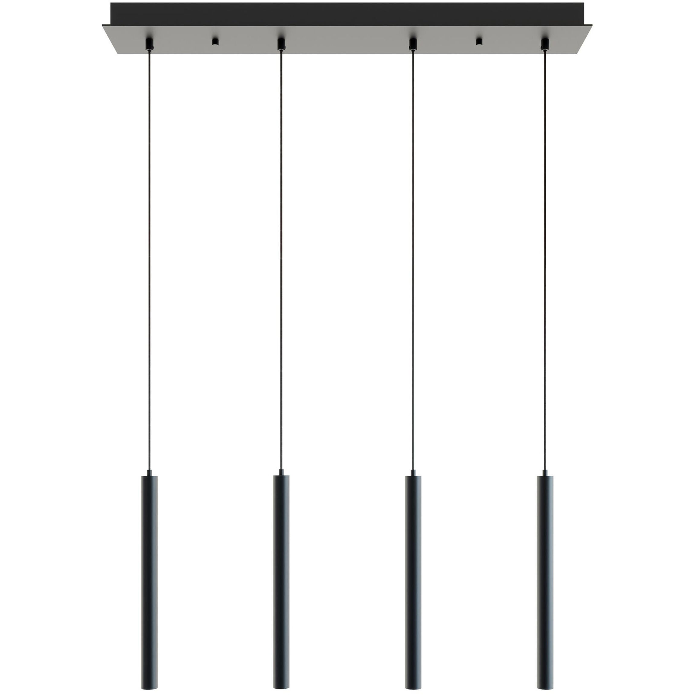 Eli 4 Light 5 inch Black Pendant Ceiling Light
