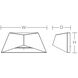 Concord LED 4 inch Black Outdoor Sconce