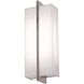 Apex LED 5 inch Weather Grey ADA Sconce Wall Light