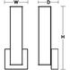 Tad Wall Sconce Wall Light in Black