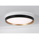 Rana LED 19 inch Black Flush Mount Ceiling Light