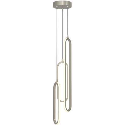 Sienna LED 6 inch Painted Nickel Pendant Ceiling Light