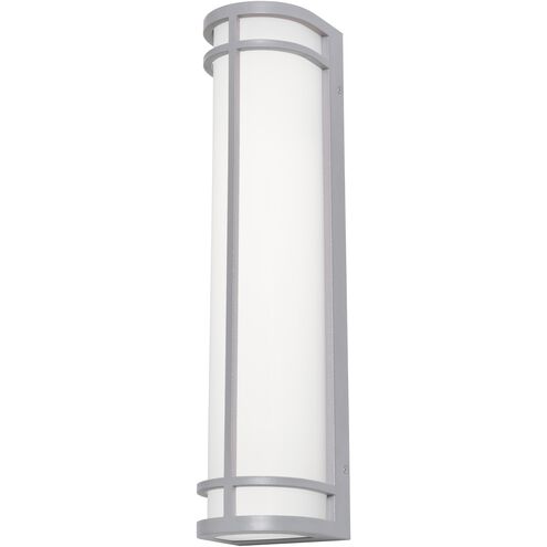 Crain LED 24 inch Textured Grey Outdoor Sconce