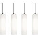 Leo Linear Pendant Ceiling Light in Black