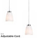 Colleen 1 Light 5 inch Polished Chrome Pendant Ceiling Light
