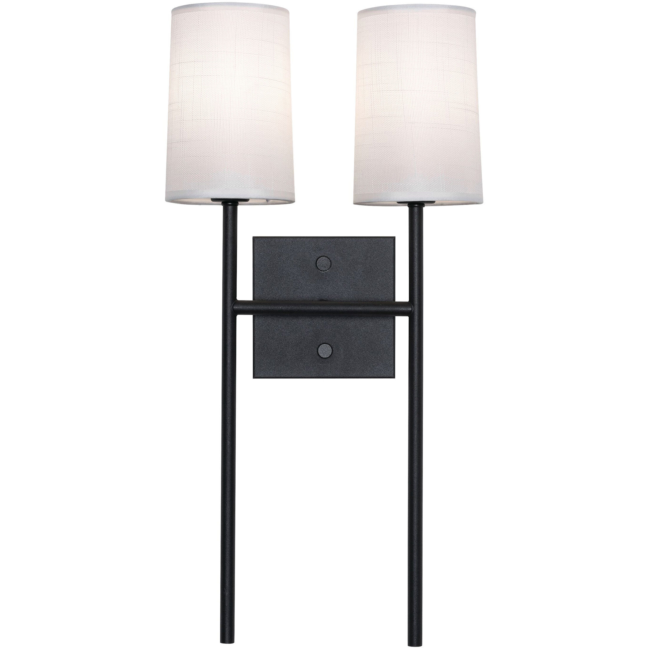 Rose LED 9.7 inch Black ADA Sconce Wall Light