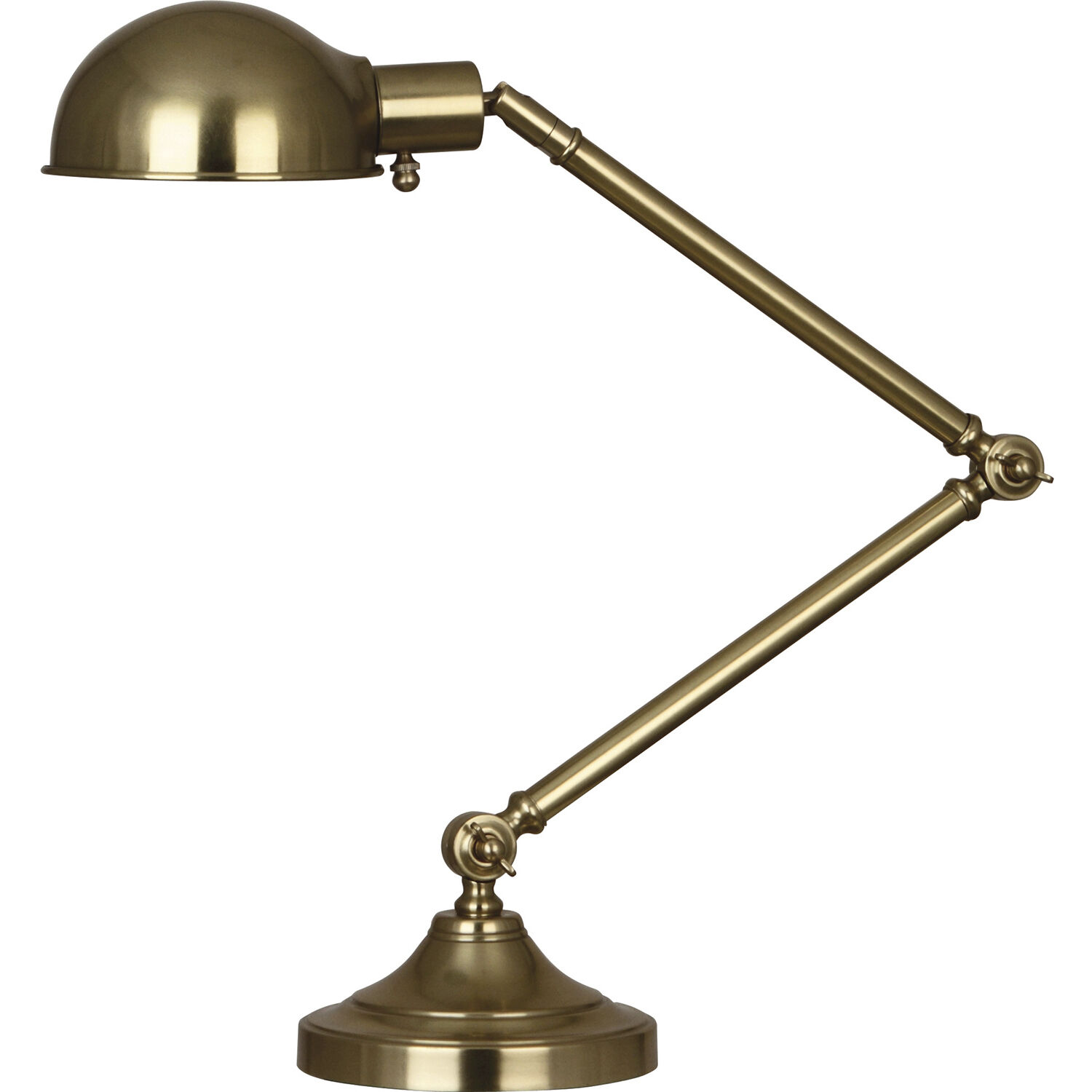 Kinetic 7.5 inch 60 watt Natural Brass Table Lamp Portable Light