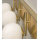 Metropolitan LED 7 inch Satin Brass Bath Vanity Wall Light
