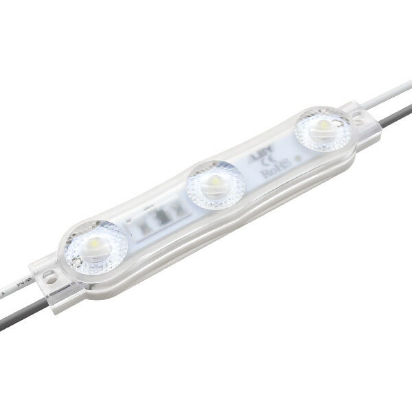 Channel Ray Static White 1 Light Clear LED Module Ceiling Light