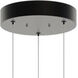 Rosemont LED 8.25 inch Black Pendant Ceiling Light in 24 in