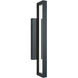 Liam LED 24 inch Black Outdoor Wall Sconce