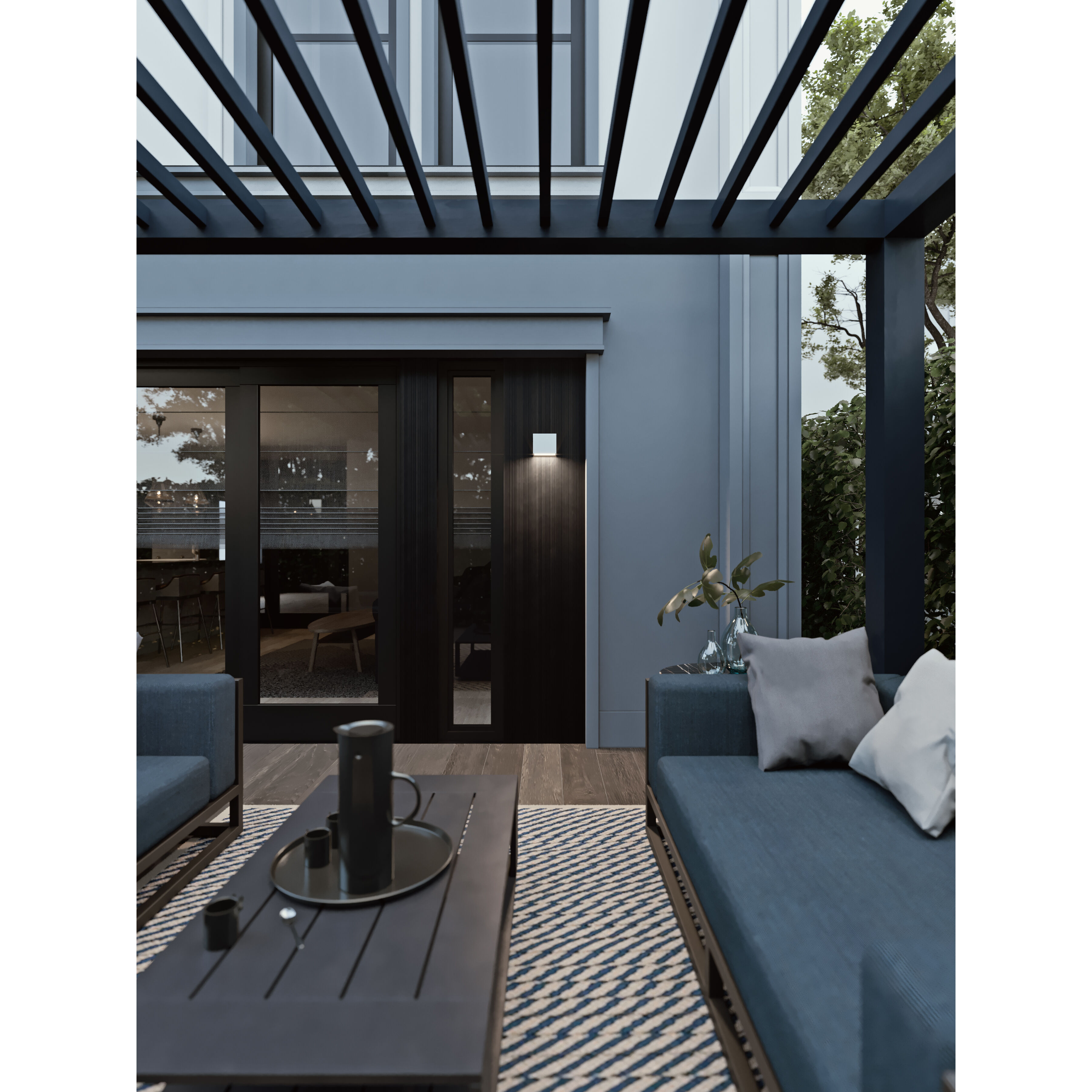 Dakota LED 3 inch White Outdoor Sconce