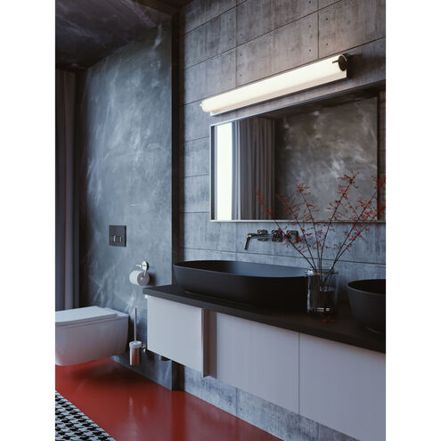 Axel LED 48 inch Black Vanity Light Wall Light