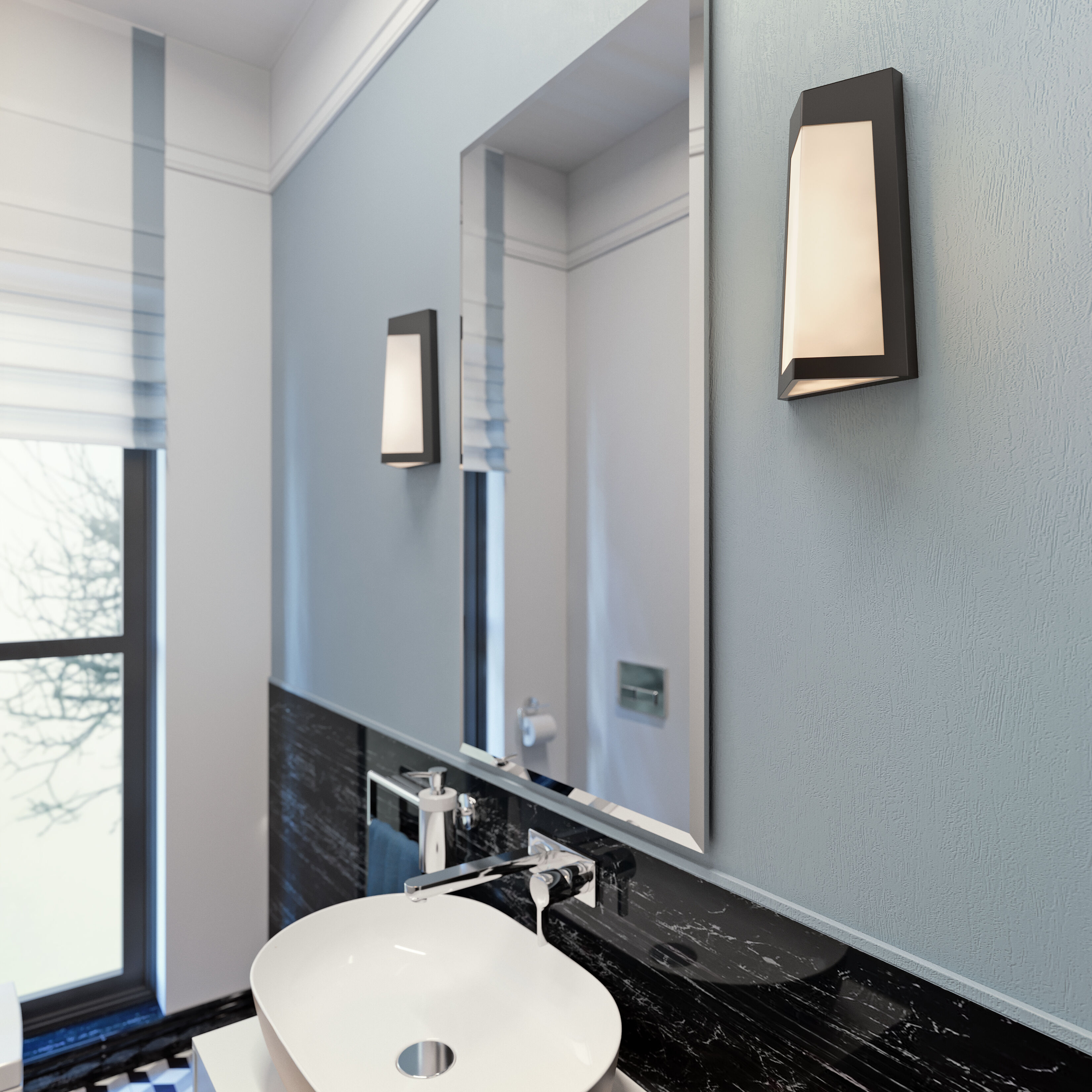 Pasadena Outdoor Sconce in Textured Bronze