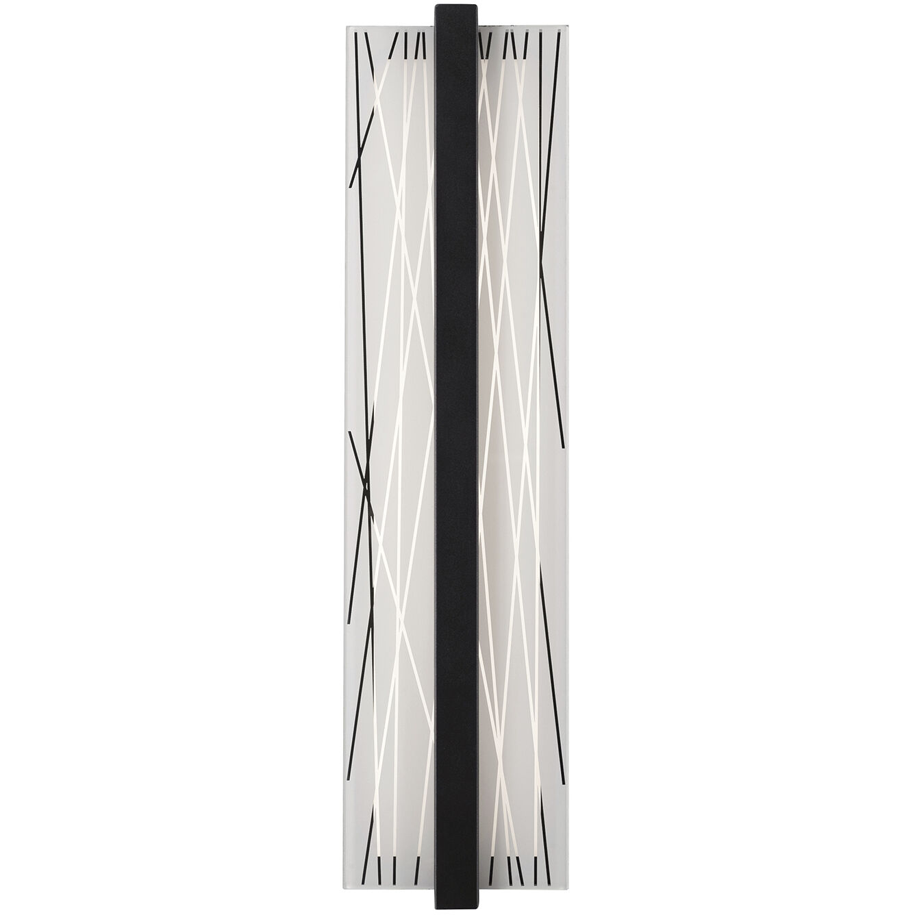 Gallery Wall Sconce Wall Light in Black, 20 in