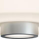 Sydney LED 13 inch Satin Nickel Semi Flush Mount Ceiling Light