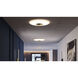Alpine LED 21 inch Light Antique Brass Flush Mount Ceiling Light