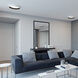 Reveal LED 16 inch White and Black Flush Mount Ceiling Light