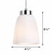 Colleen 1 Light 5 inch Polished Chrome Pendant Ceiling Light