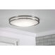 Carlisle LED 14 inch Satin Nickel Flush Mount Ceiling Light