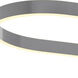 Glo 1 Light 12 inch Satin Nickel Semi-Flush Mount Ceiling Light