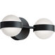 Verona LED 14 inch Black Vanity Light Wall Light