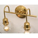 Laney 2 Light 8.1 inch Vintage Gold Vanity Light Wall Light