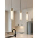 Bari LED 4 inch Satin Nickel Pendant Ceiling Light