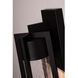 Cane LED 6 inch Black Outdoor Sconce