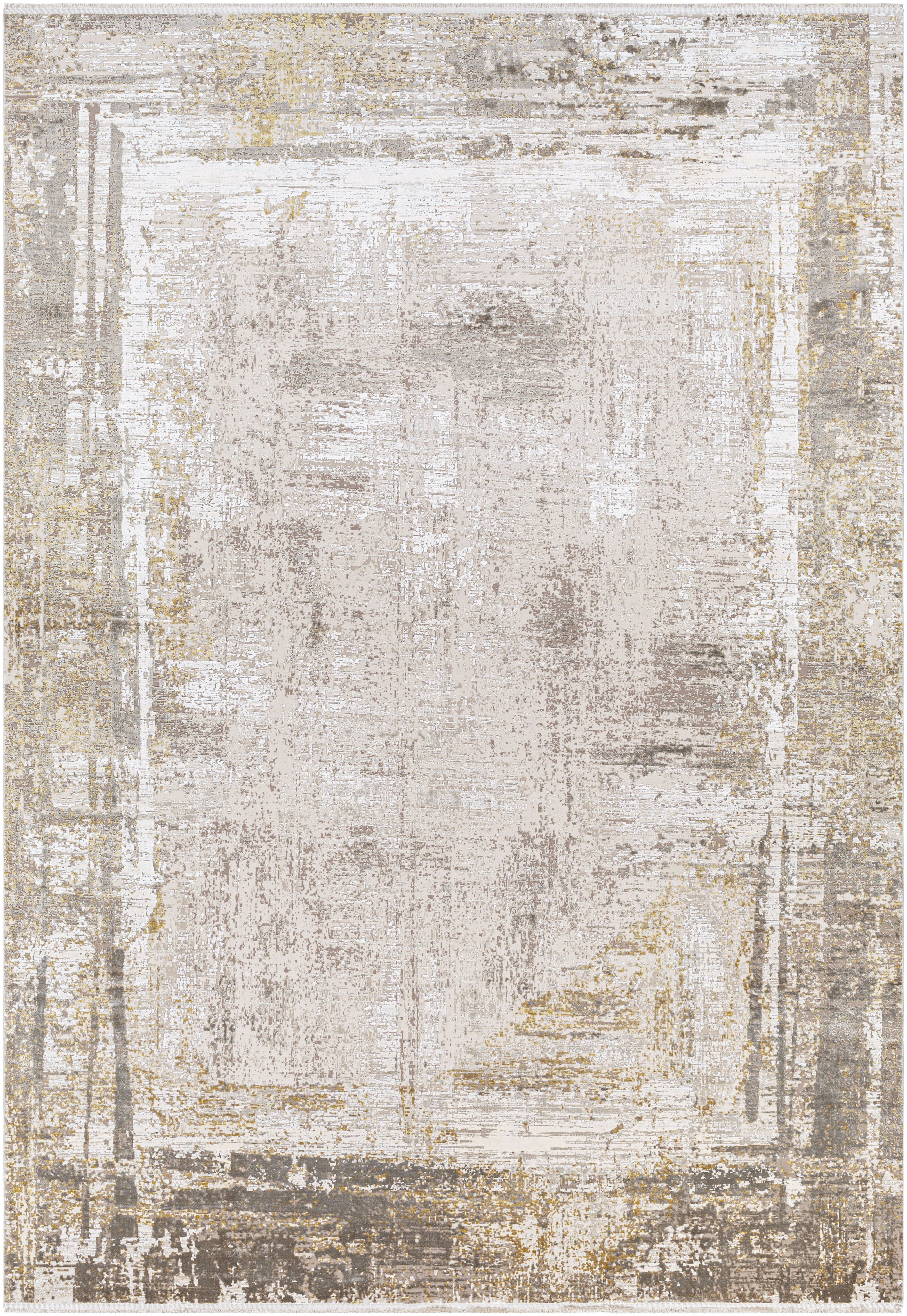 Solar 134 X 90 inch Ivory Rug, Rectangle