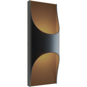 Harrison LED 12 inch Black Outdoor Wall Sconce