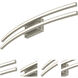 Harper 2 Light 36.38 inch Satin Nickel Vanity Light Wall Light