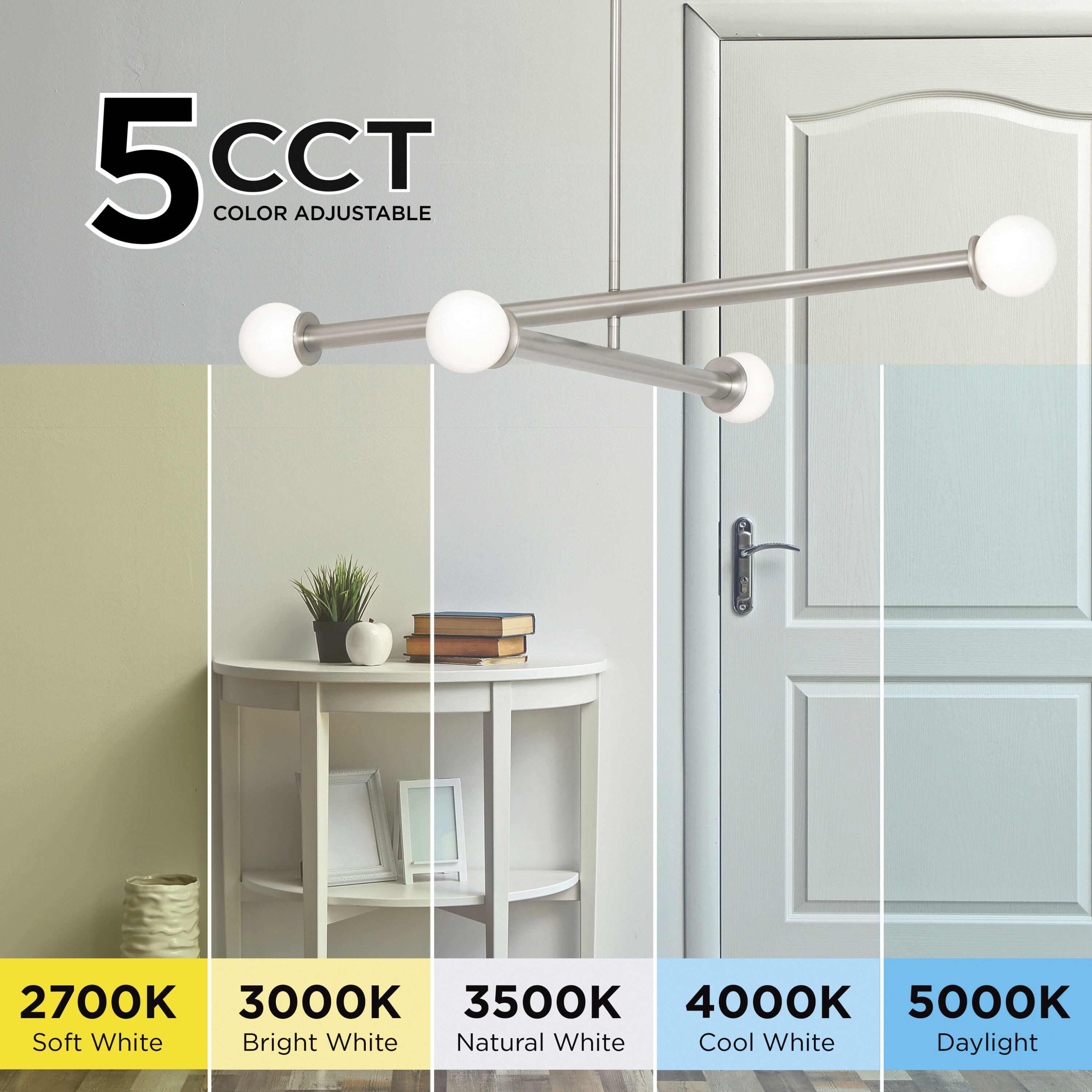 Lane LED 36 inch Satin Nickel Pendant Ceiling Light