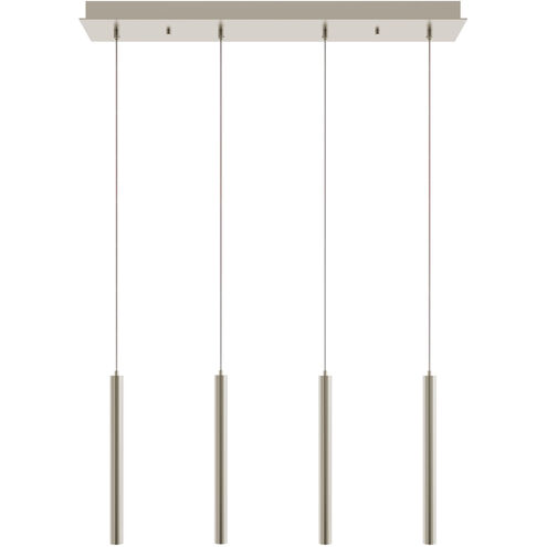 Eli 4 Light 5 inch Satin Nickel Pendant Ceiling Light
