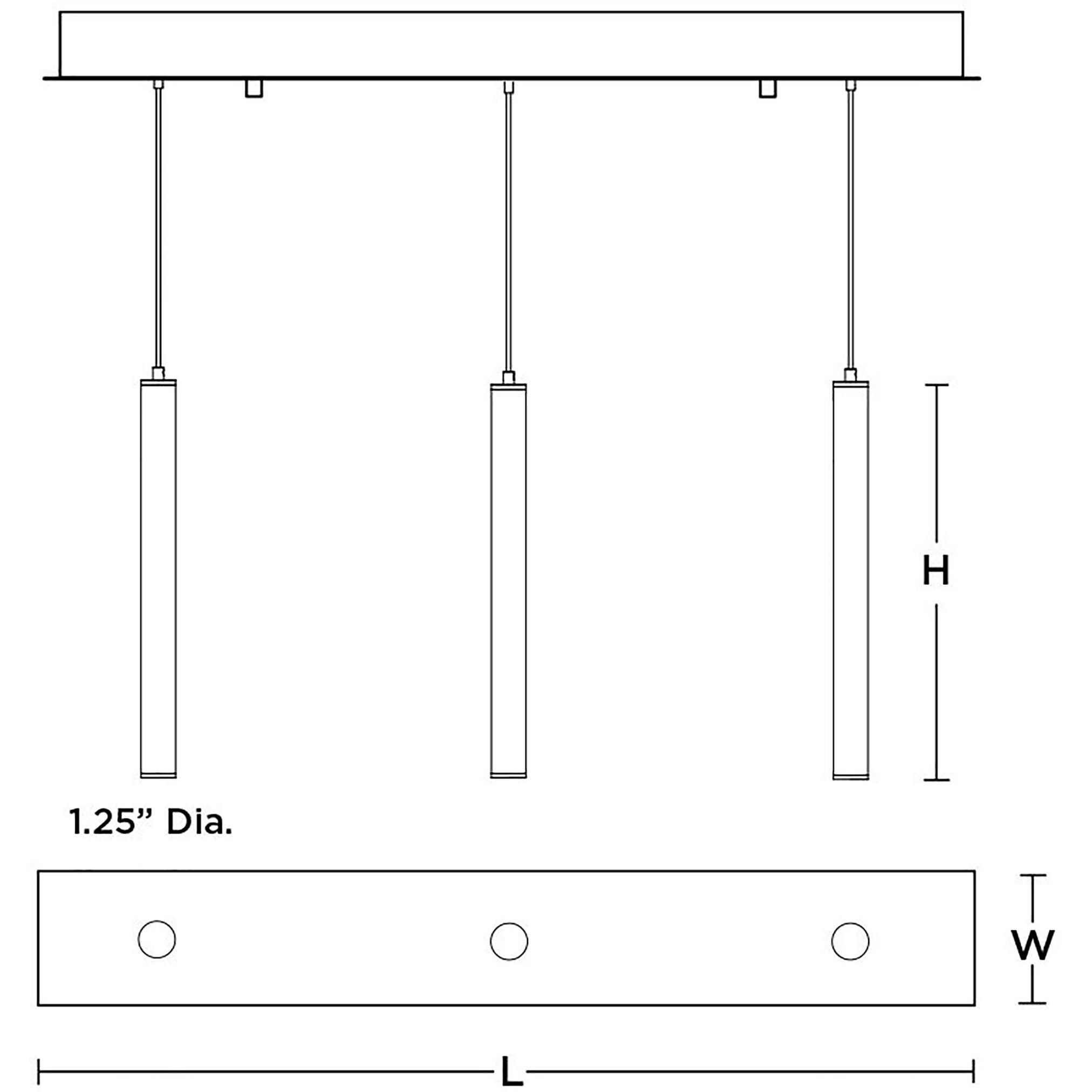 Eli 4 Light 5 inch Black Pendant Ceiling Light