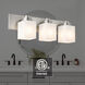 Donovan 3 Light 24 inch Brushed Nickel Bath/Vanity Light Wall Light