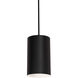 Tyke 1 Light 4 inch Black Pendant Ceiling Light