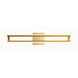 Cass LED 24 inch Gold Bath Vanity Wall Light