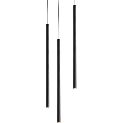 Point LED 6 inch Black Pendant Ceiling Light