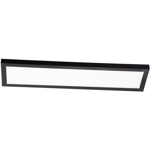 Delgado LED 24 inch Black Linear Flush Mount Ceiling Light