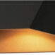Kylo 1 Light 7.88 inch Black Outdoor Wall Sconce