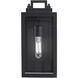Kansas 1 Light 14.2 inch Black Outdoor Sconce