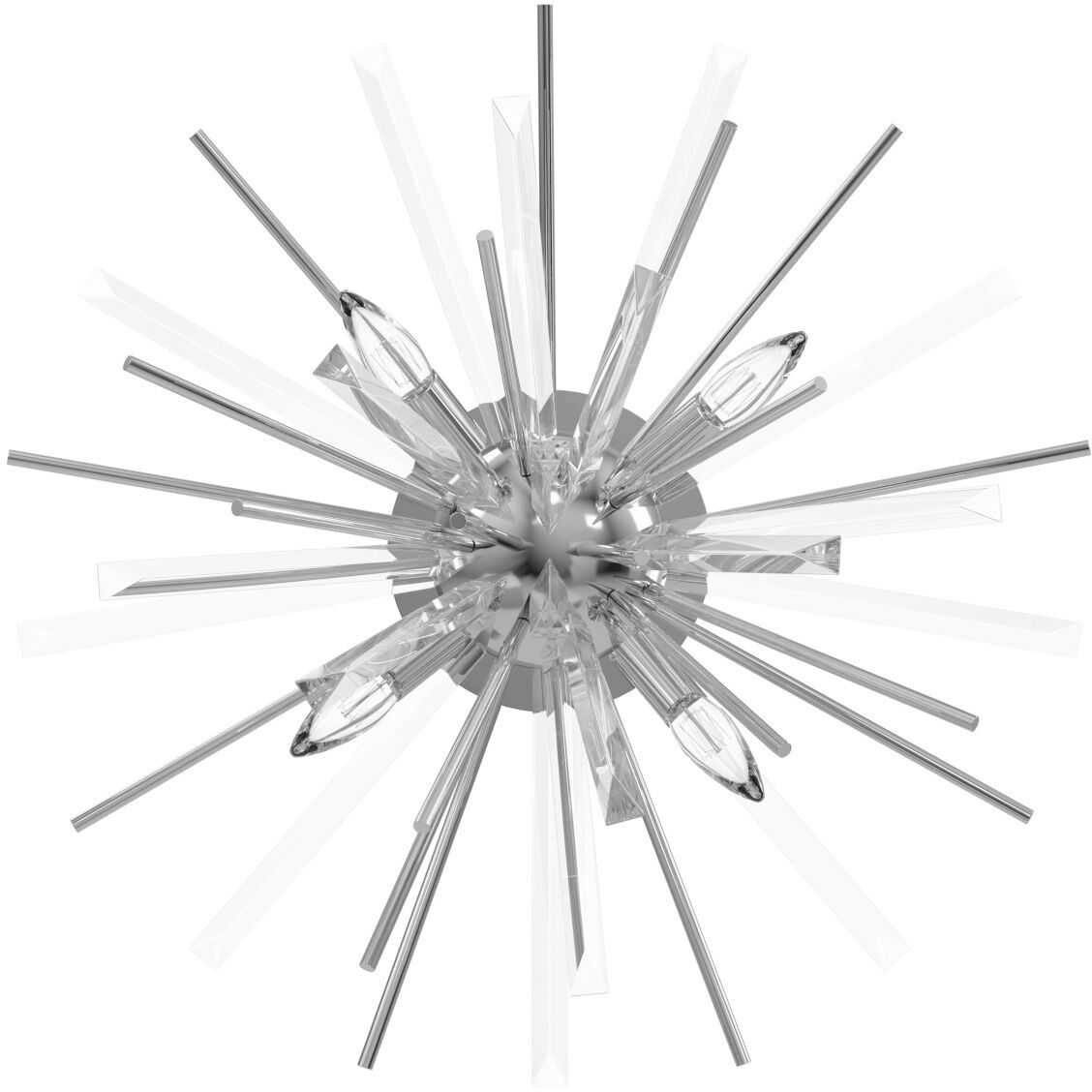 Palisades Ave. 4 Light 24.00 inch Flush Mount