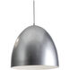 Brooklyn 1 Light 16 inch Silver Pendant Ceiling Light