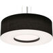 Montclair LED 30 inch Satin Nickel Pendant Ceiling Light in Black