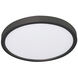 Edge Round LED 8 inch Black Flush Mount Ceiling Light