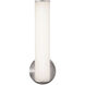 Leia Wall Sconce Wall Light in Satin Nickel, 14 in