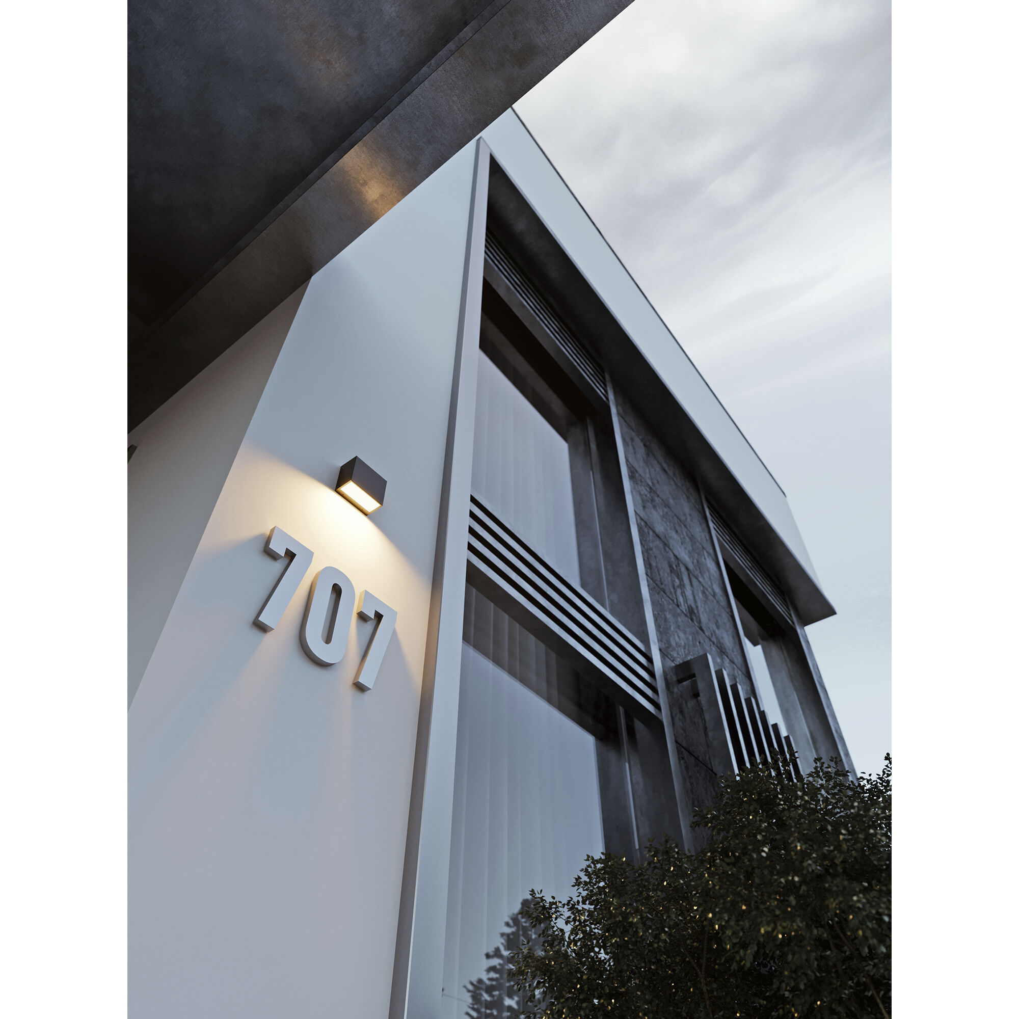 Dakota LED 4.13 inch Black Outdoor Sconce in 5 in